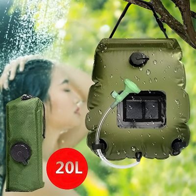 Solárna kempingová sprcha so vstavaným teplomerom (20 l) | SHOWDY