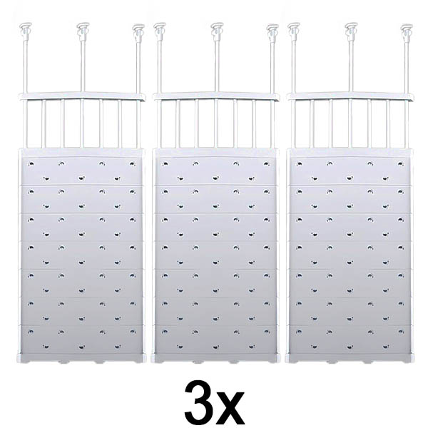 3x Rozšíriteľný úložný regál | SHELFEXPEND