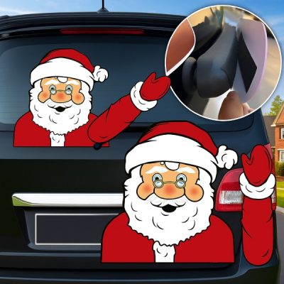 Nálepka na zadný stierač auta Santa Claus | SANTAWIPER