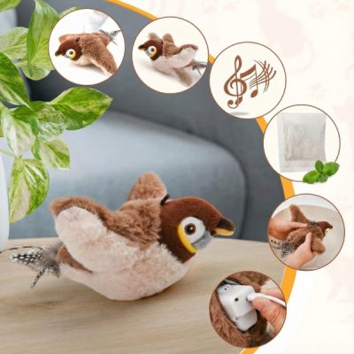 Interaktívna mávajúca hračka vtáčika | CHIRRCAT