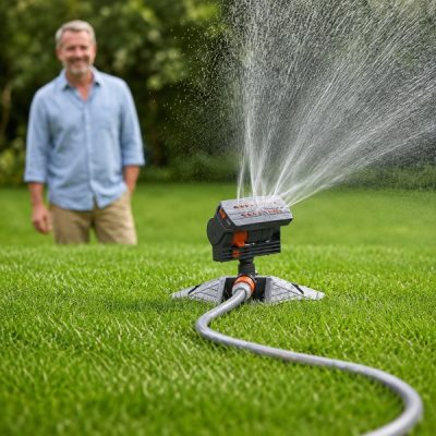Nastaviteľný zavlažovač trávnika | WETSWEEP